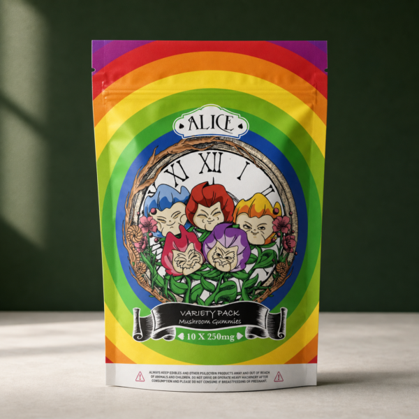 Alice - Mushroom Gummy - Variety Pack 2500mg - cannabis edible product photo