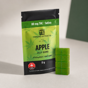 Apple JellyBomb - cannabis edible product photo