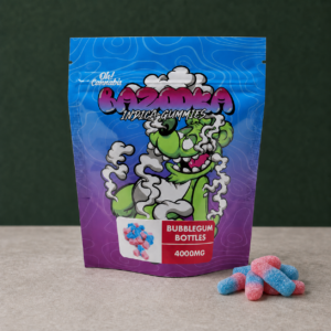 Bazooka - Bubblegum Bottles Gummies 4000mg THC - cannabis edible product photo