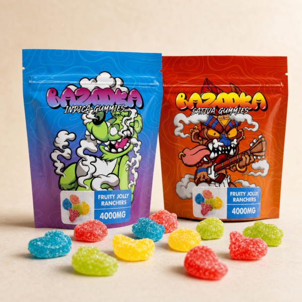 Bazooka - Fruity Jolly Ranchers Gummies 4000mg THC - cannabis edible product photo
