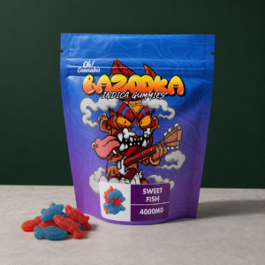 Bazooka - Sweet Fish Gummies 4000mg THC - cannabis edible product view 2