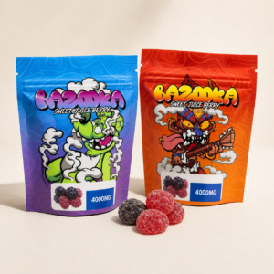 Bazooka - Sweet Juice Berry Gummies 4000mg THC - cannabis edible product photo