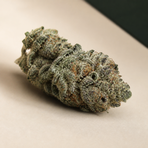 Blade Runner cannabis flower low side macro view