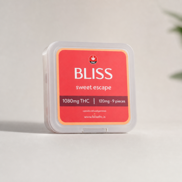 Bliss Edibles - Sweet Escape Gummies 1080mg THC - cannabis edible product photo