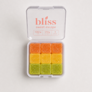 Bliss Edibles - Sweet Escape Gummies 1080mg THC - cannabis edible product view 3