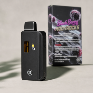 Burn - Blackberry Moonrocks Hybrid Disposable Vape 3g - cannabis vaporizer product view 2