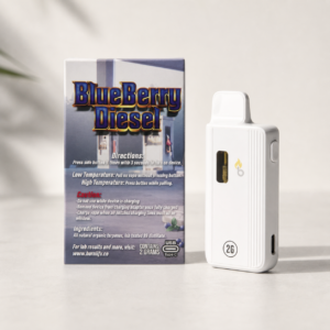 Burn - Blueberry Diesel Hybrid Disposable Vape 2g - cannabis vaporizer product view 2