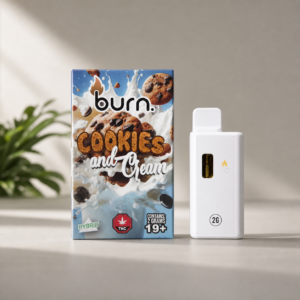 Burn - Cookies and Cream Hybrid Disposable Vape 2g - cannabis vaporizer product photo