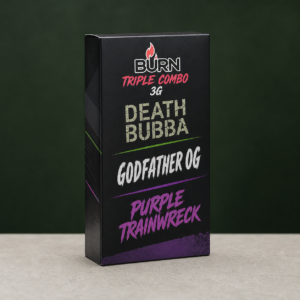 Burn - Death Bubba + Godfather OG + Purple Trainwreck Triple Combo 3g alternate product view 2
