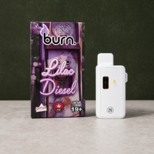 Burn - Lilac Diesel Sativa Disposable Vape 2g - cannabis vaporizer product photo