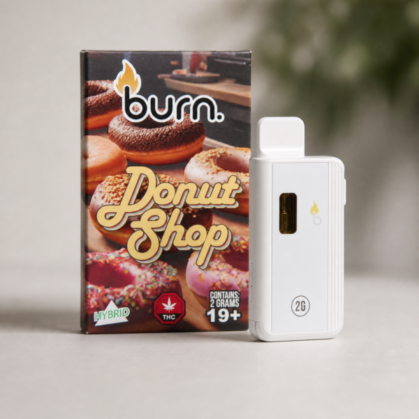 Burn - Donut Shop Hybrid Disposable Vape 2g - cannabis vaporizer product photo