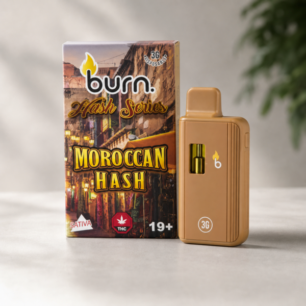 Burn - Moroccan Hash Sativa Disposable Vape 3g - cannabis vaporizer product photo