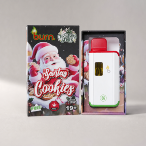 Burn - Santa's Cookies Hybrid Disposable Vape 3g - cannabis vaporizer product photo