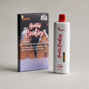 Burn - Santa's Cookies Hybrid Disposable Vape 3g - cannabis vaporizer product view 2
