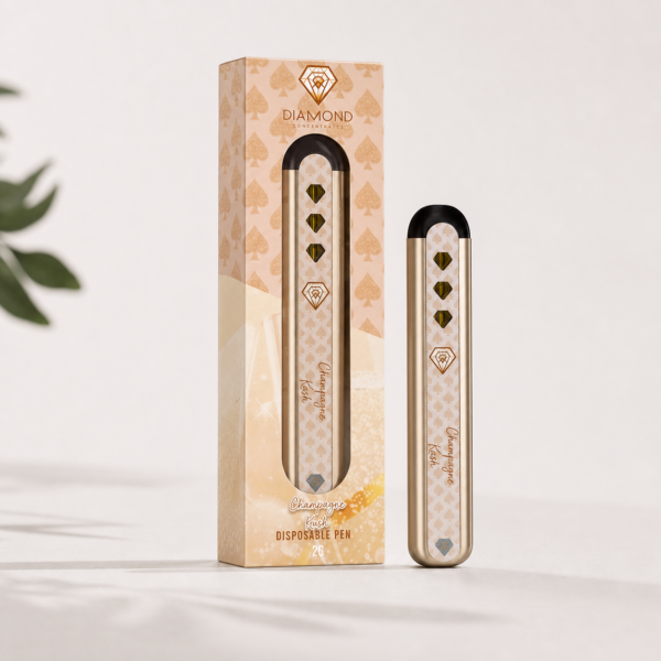 Diamond Concentrates - Champagne Kush Indica-Dominant Hybrid Distillate Disposable Vape 2g - cannabis vaporizer product photo