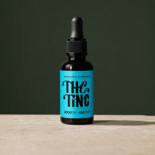 Euphoria Extractions - THC Tincture 3000mg (30mL) - cannabis tincture product photo