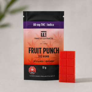 Twisted Extracts - Fruit Punch Zzz Bombs - cannabis edible product photo
