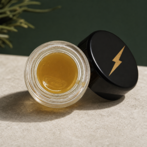 High Voltage Extracts - Mc x Crescendo Sauce (Hybrid) 1g - cannabis concentrate product view 3