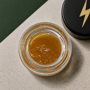 High Voltage Extracts - Strawberry Nuken Sauce (Indica) 1g - cannabis concentrate product view 2