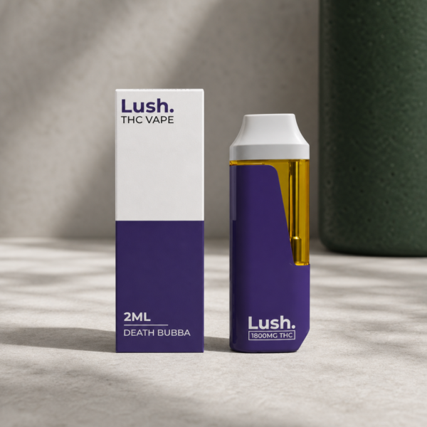 LUSH - Death Bubba Indica Disposable Vape 2mL - cannabis vaporizer product photo