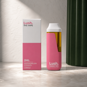 LUSH - Watermelon Cookies Hybrid Disposable Vape 2mL - cannabis vaporizer product photo