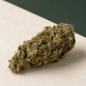 Memory Loss cannabis flower elongated side view