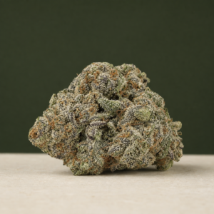 Popsicle AAAAA Reserve flower broadside macro showing dense frosted texture
