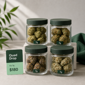 Mix & Match - 4 x 7g for $180 - cannabis flower product photo