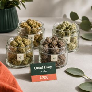 Mix & Match - 4 x 7g for $200 - cannabis flower product photo