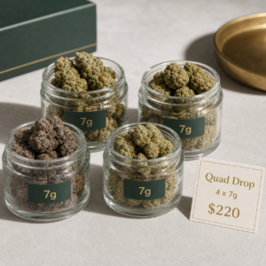 Mix & Match - 4 x 7g for $220 - cannabis flower product photo