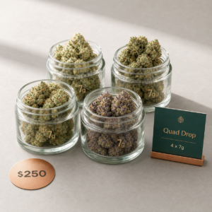 Mix & Match - 4 x 7g for $250 - cannabis flower product photo