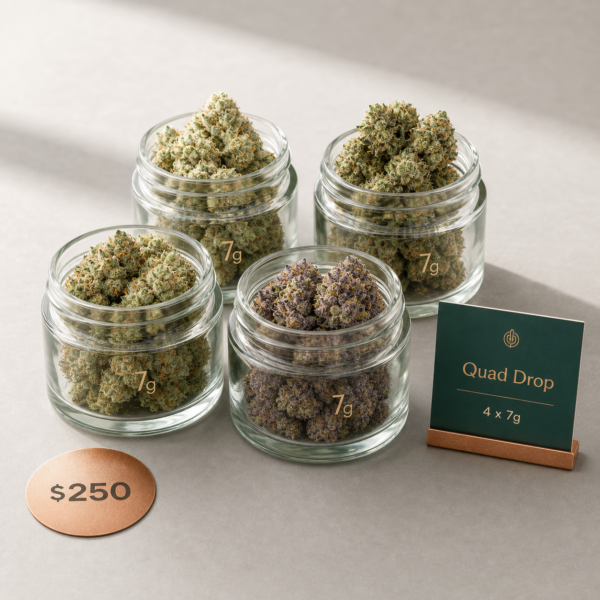 Mix & Match - 4 x 7g for $250 - cannabis flower product photo