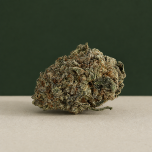 Rick James AAAA flower broadside macro showing dense frosted texture