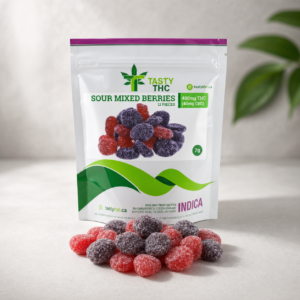 Tasty THC - Sour Juice Berries (480mg THC/40mg CBD) - cannabis edible product photo