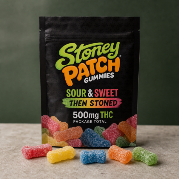 Stoney Patch - Sour & Sweet Then Stoned (500mg THC) - cannabis edible product photo