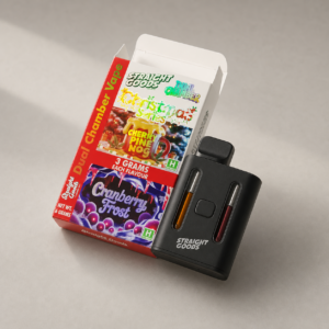 Straight Goods - Cherry Pine Nog + Cranberry Frost Dual-Chamber Vape 6g - cannabis vaporizer product view 2