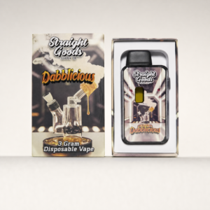 Straight Goods - Dabbalicious Indica Disposable Vape 3g - cannabis vaporizer product photo