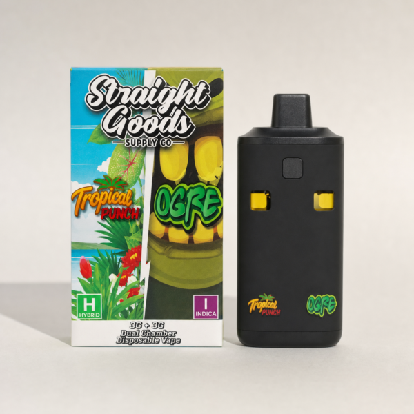 Straight Goods - Tropical Punch + Ogre Dual-Chamber Vape 6g - cannabis vaporizer product photo