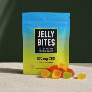 Twisted Extracts - CBD Jelly Bites Light & Fruity Mix 500mg - cannabis edible product photo