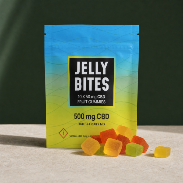 Twisted Extracts - CBD Jelly Bites Light & Fruity Mix 500mg - cannabis edible product photo
